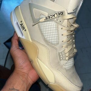 Off-White Jordan 4s, Size 11.5, Worn Once